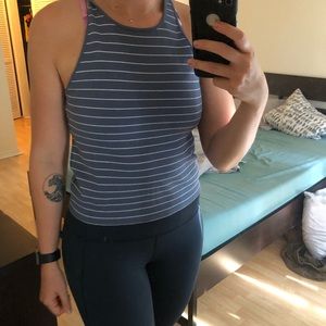 Madewell striped tank top